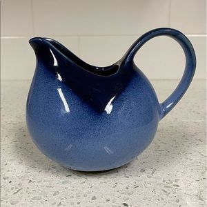 Blue Ceramic Creamer Jar